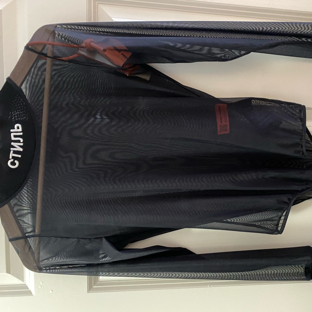 Heron Preston sheer bodysuit